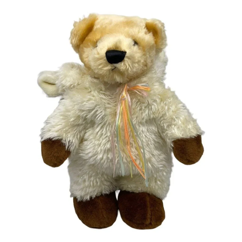 Teddy in Sparkle Easter Costume Plush Bear Lamb Suit Removable Outfit